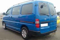 Toyota HiAce Barre Laterali Black (2 pz, acciaio inox) foto 1