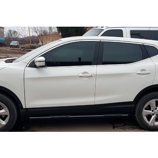 Pedane Laterali Black (2017-2021, 2 pz, acciaio inox) Nissan Qashqai 2014-2021 foto 3