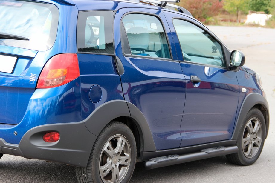 Chery Beat 2009-2015 Pedane Laterali Black (2 pz, Acciaio Inox) Image