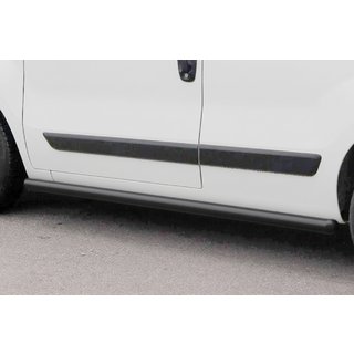 Pedane Laterali Ø60 Nere (2 pz, Acciaio Inox) Fiat Fiorino/Qubo 2008-2024 foto 2