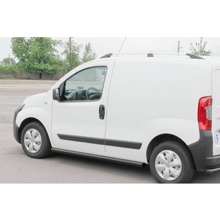 Pedane Laterali Ø60 Nere (2 pz, Acciaio Inox) Fiat Fiorino/Qubo 2008-2024 foto 1