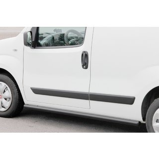 Pedane Laterali Ø60 Nere (2 pz, Acciaio Inox) Fiat Fiorino/Qubo 2008-2024 foto 3