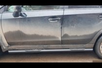 Subaru XV 2011-2017 Barre Laterali BB002 Nero (2 pz, Acciaio Inox) foto 2