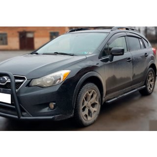 Barre Laterali BB002 Nero (2 pz, Acciaio Inox) Subaru XV 2011-2017 foto 1