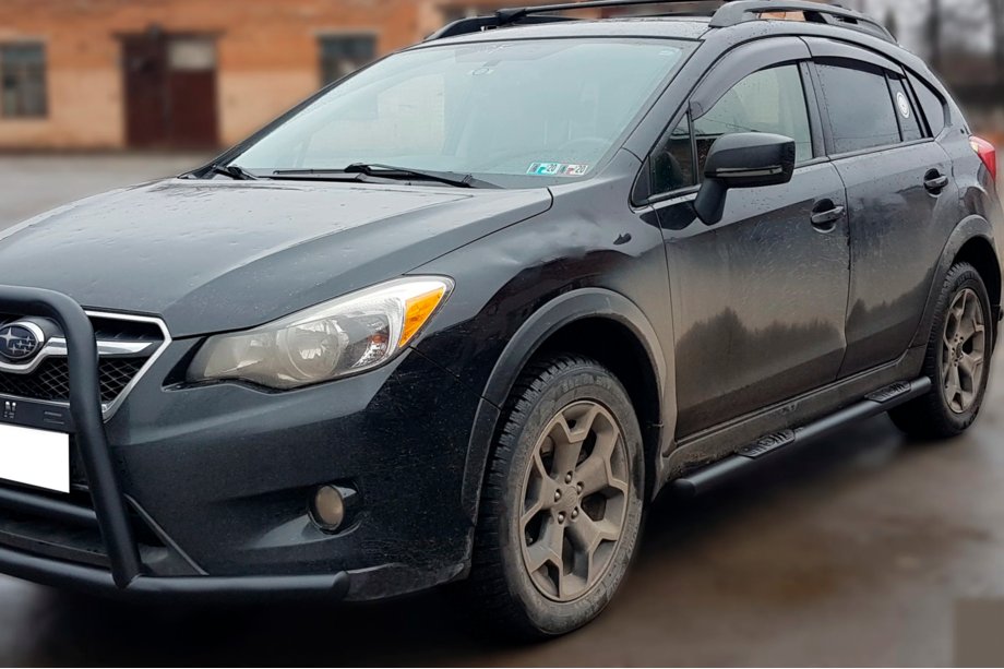 Subaru XV 2011-2017 Barre Laterali BB002 Nero (2 pz, Acciaio Inox) Image