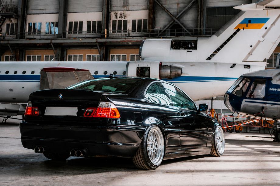 BMW 3 Series E46 1998-2006 Spoiler CSL-Style V3 (per SD, Nero Lucido) Foto 11