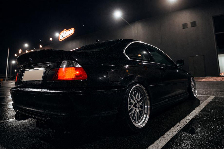 BMW 3 Series E46 1998-2006 Spoiler CSL-Style V3 (per SD, Nero Lucido) Foto 6