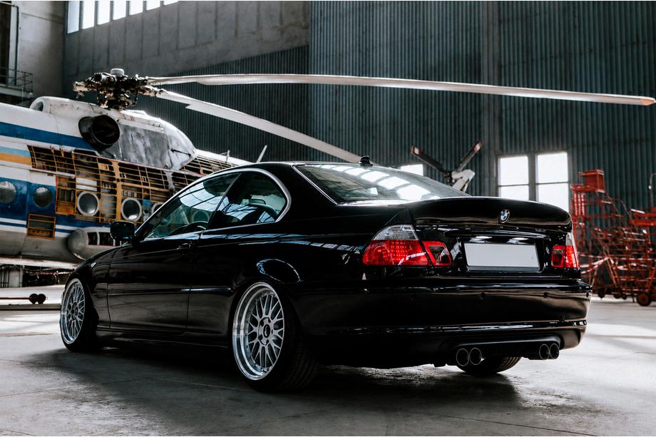BMW 3 Series E46 1998-2006 Spoiler CSL-Style V3 (per SD, Nero Lucido) Foto 4