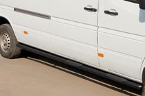 Volkswagen LT 1995-2006 Pedane Laterali Black (2 pz, Acciaio Inox) foto 4