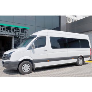 Pedane Laterali Black (2 pz, Acciaio Inox) Volkswagen Crafter 2006-2016 foto 2