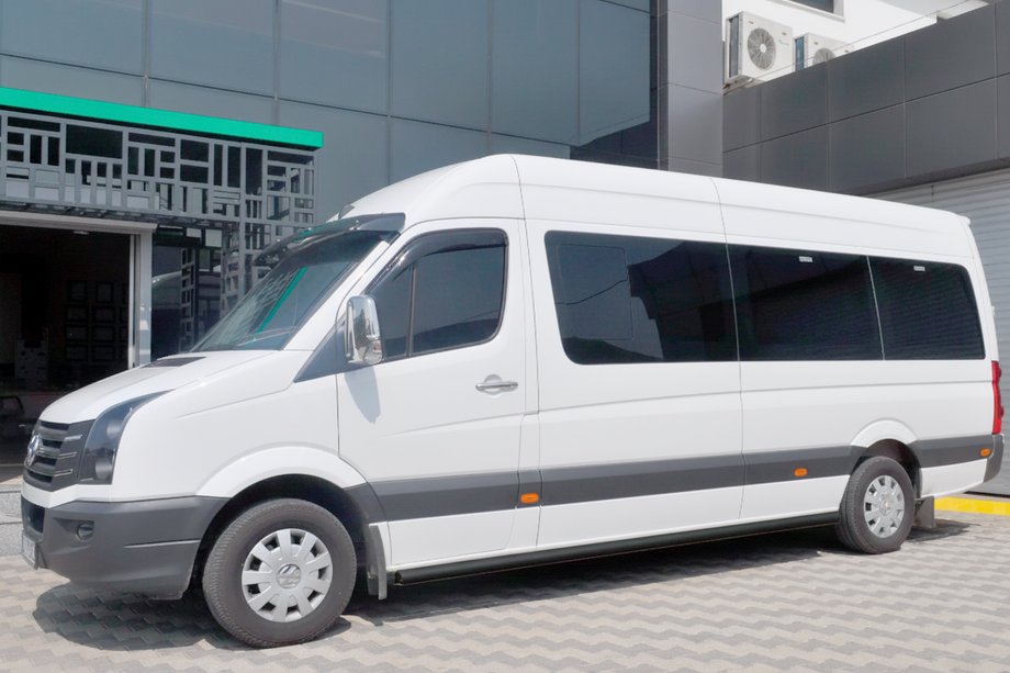 Volkswagen Crafter 2006-2016 Pedane Laterali Black (2 pz, Acciaio Inox) Foto 2