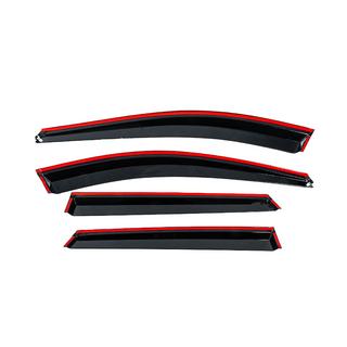 Deflettori finestrini con profilo cromato (4 pz, Niken) foto 4
