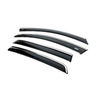 Deflettori finestrini con profilo cromato (HB, 4 pz, Niken) foto 3