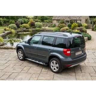 Pedane Laterali Sunrise (2 pz, Alluminio) Skoda Yeti 2009-2017 foto 1