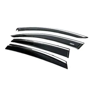 Deflettori finestrini con profilo cromato (4 pz, Niken) foto 2