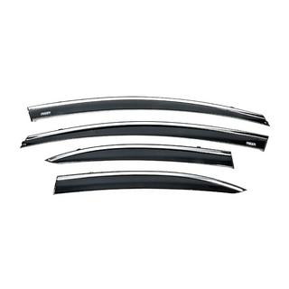 Deflettori finestrini con profilo cromato (4 pz, Niken) Honda Civic Sedan VIII 2006-2011 foto 1