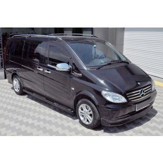 Barre Laterali Black (2 pz, Acciaio Inox) Mercedes Vito W639 2004-2014 foto 1
