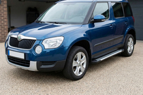 Skoda Yeti 2009-2017 Pedane Laterali Line (2 pz, Alluminio) foto 1