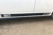 Volkswagen T5 Multivan 2003–2010 Barre Laterali Black (2 pz, acciaio inox) foto 11