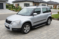 Skoda Yeti 2009-2017 Pedane Laterali Duru (2 pz, Alluminio) foto 1