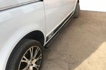 Volkswagen T5 2010-2015 Barre Laterali Black (2 pz, acciaio inox) foto 7