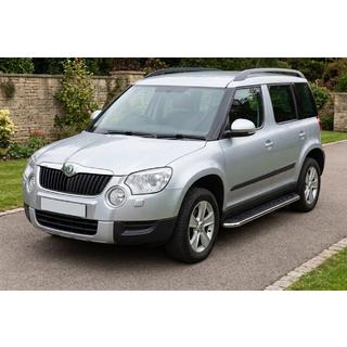 Pedane Laterali Maydos V1 (2 pz, Alluminio e Acciaio Inox) Skoda Yeti 2009-2017 foto 1