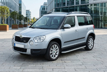 Skoda Yeti 2009-2017 Pedane Laterali Tayga Grey (2 pz, Alluminio) foto 1