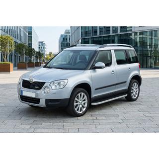 Pedane Laterali Tayga Grey (2 pz, Alluminio) Skoda Yeti 2009-2017 foto 1