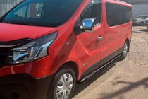 Nissan NV300/Primastar 2016- Barre Laterali BB002 Nero (2 pz, Acciaio Inox) foto 5