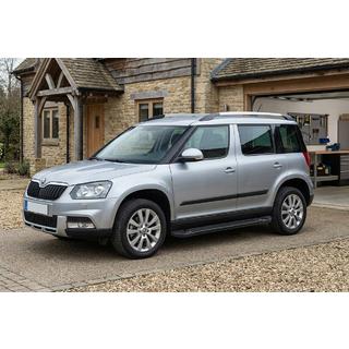 Pedane Laterali RedLine Black (2 pz, Alluminio) Skoda Yeti 2009-2017 foto 1