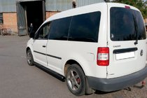 Volkswagen Caddy 2015-2020 Barre Laterali BB001 Nero (2 pz, Acciaio Inox) foto 4
