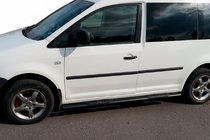 Volkswagen Caddy 2015-2020 Barre Laterali BB001 Nero (2 pz, Acciaio Inox) foto 5