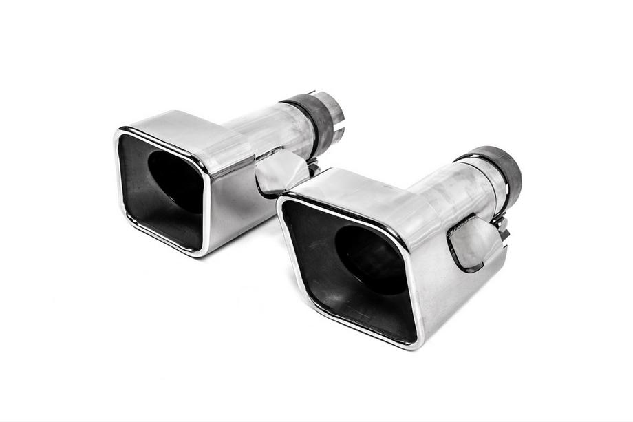 Terminali di scarico Sport V2 (2 pz, acciaio inox) Foto 1