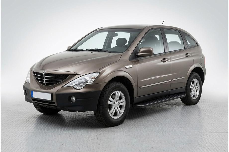 SsangYong Action 2005-2018 Pedane Laterali Allmond Black (2 pz, Alluminio) Image