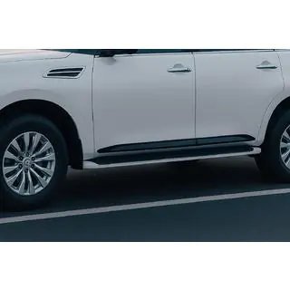 Modanature porte (4 pz, nere) Infiniti QX80 2013-2024 foto 1