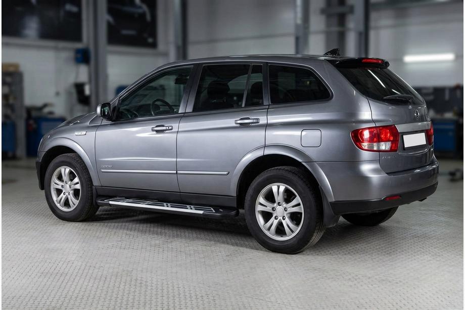 SsangYong Action 2005-2018 Pedane Laterali Sunrise (2 pz, Alluminio) Foto 1