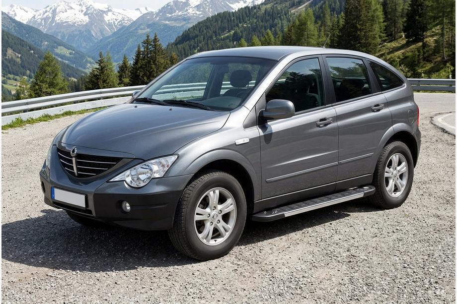 SsangYong Action 2005-2018 Pedane Laterali RedLine V1 (2 pz, Alluminio) Image