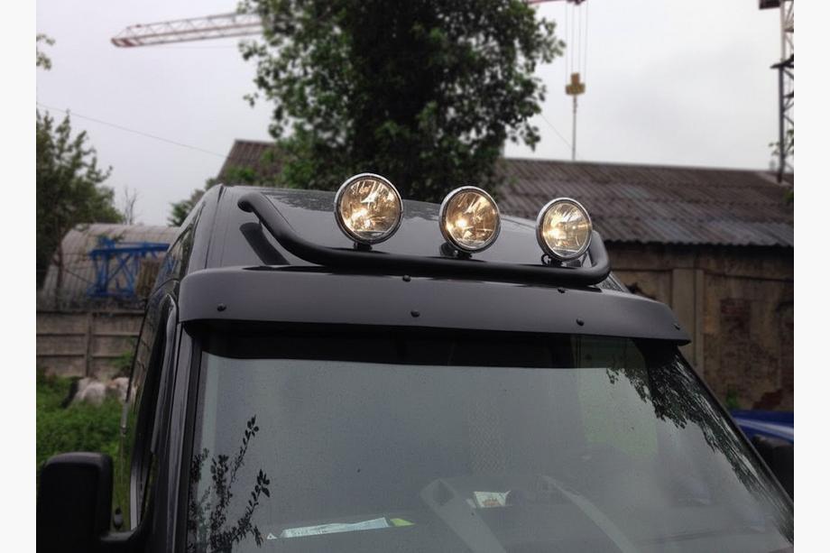 Volkswagen Crafter 2006-2016 Parabull Bar Black (Acciaio Inox) Image