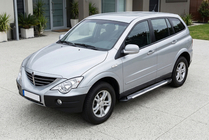 SsangYong Action 2005-2018 Pedane Laterali Line (2 pz, Alluminio) foto 1