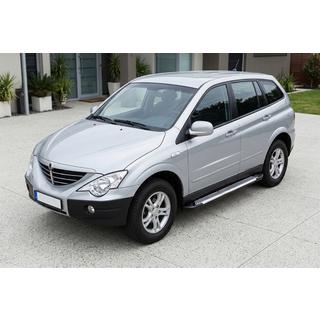 Pedane Laterali Line (2 pz, Alluminio) SsangYong Action 2005-2018 foto 1