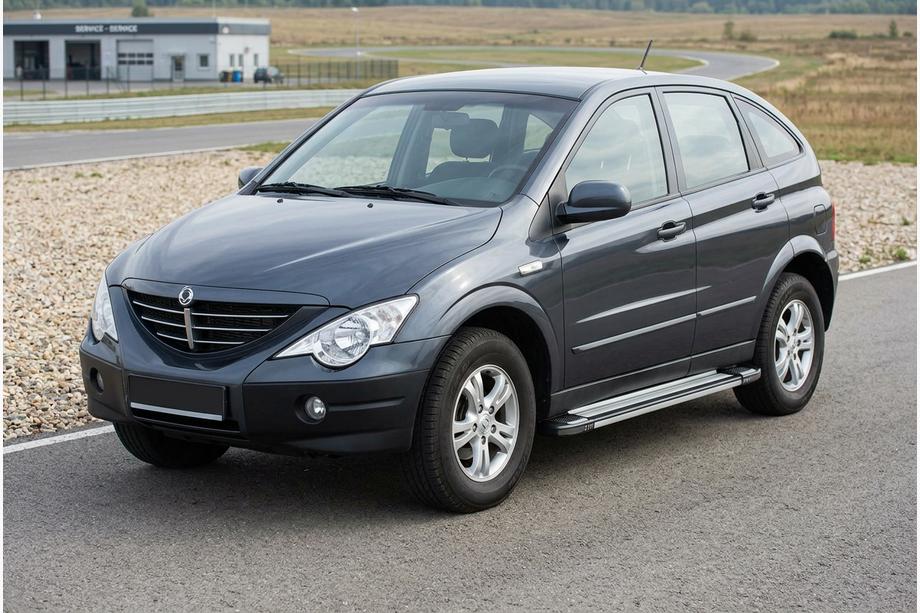 SsangYong Action 2005-2018 Pedane Laterali Rainbow (2 pz, Alluminio) Image