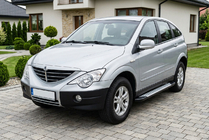 SsangYong Action 2005-2018 Pedane laterali Allmond Grey (2 pz, alluminio) foto 1