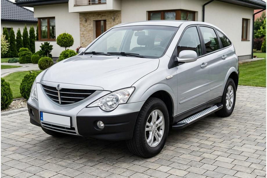 SsangYong Action 2005-2018 Pedane laterali Allmond Grey (2 pz, alluminio) Image