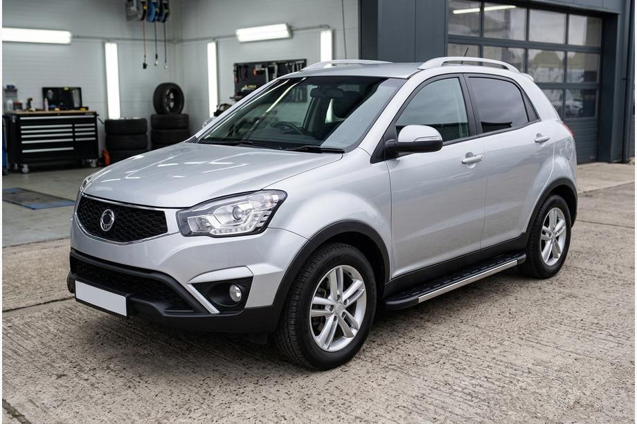 SsangYong Korando 2010-2019 Pedane Laterali Duru (2 pz, Alluminio) Image