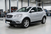 SsangYong Korando 2010-2019 Pedane Laterali Bosphorus Black (2 pz, Alluminio) foto 1