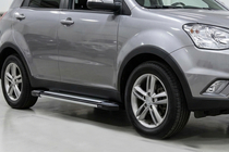 SsangYong Korando 2010-2019 Pedane Laterali Rainbow (2 pz, Alluminio) foto 1