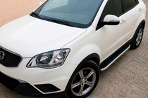 SsangYong Korando 2010-2019 Pedane Laterali Fullmond (2 pz, Alluminio) foto 1