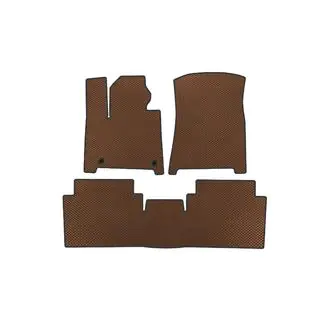 Tappetini EVA (2 File, Marrone)