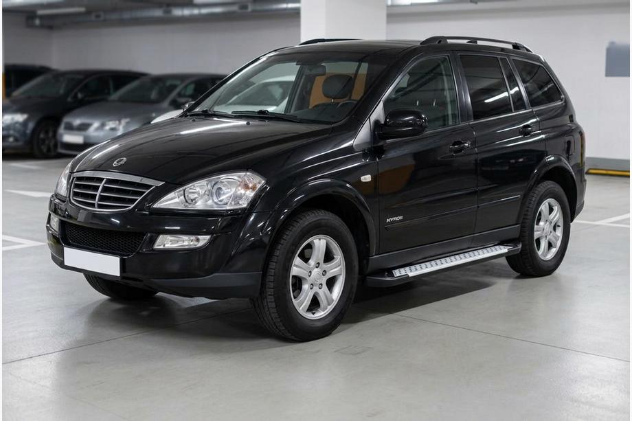 SsangYong Kyron 2005-2014 Pedane laterali Allmond Grey (2 pz, alluminio) Image