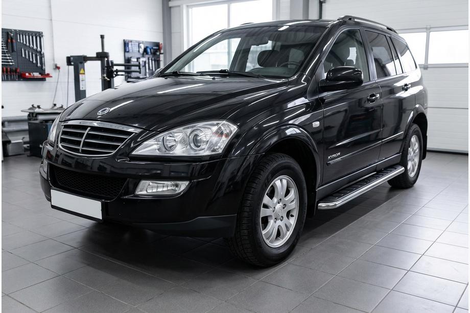 SsangYong Kyron 2005-2014 Pedane Laterali Maydos V1 (2 pz, Alluminio e Acciaio Inox) Image